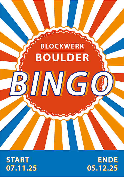 Boulder Bingo im Blockwerk Mainz