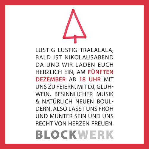 Nikolausparty im Blockwerk Mainz